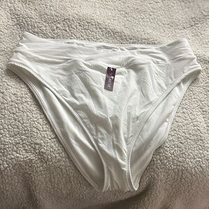 ADORE ME - White High Waist Bikini Bottoms
